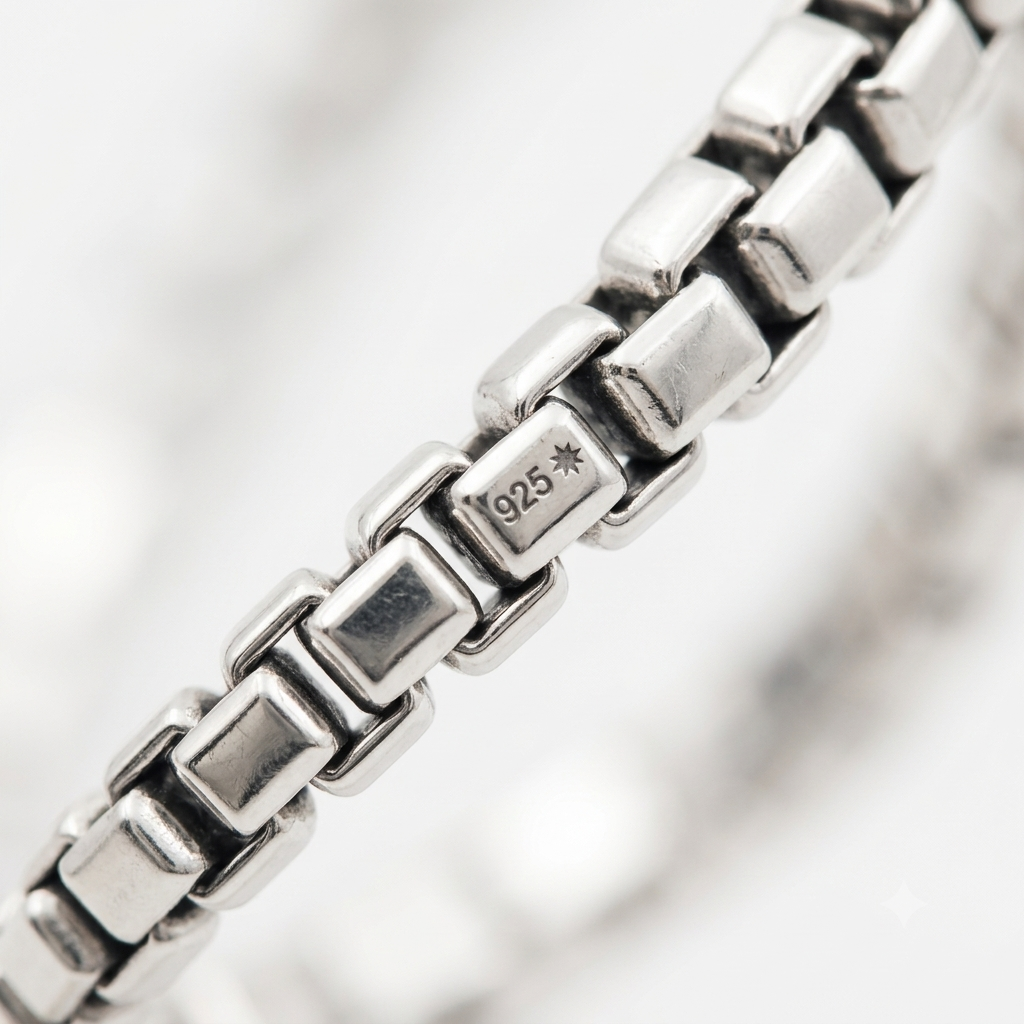 925 - 3MM Sterling  Silver Box  Chain