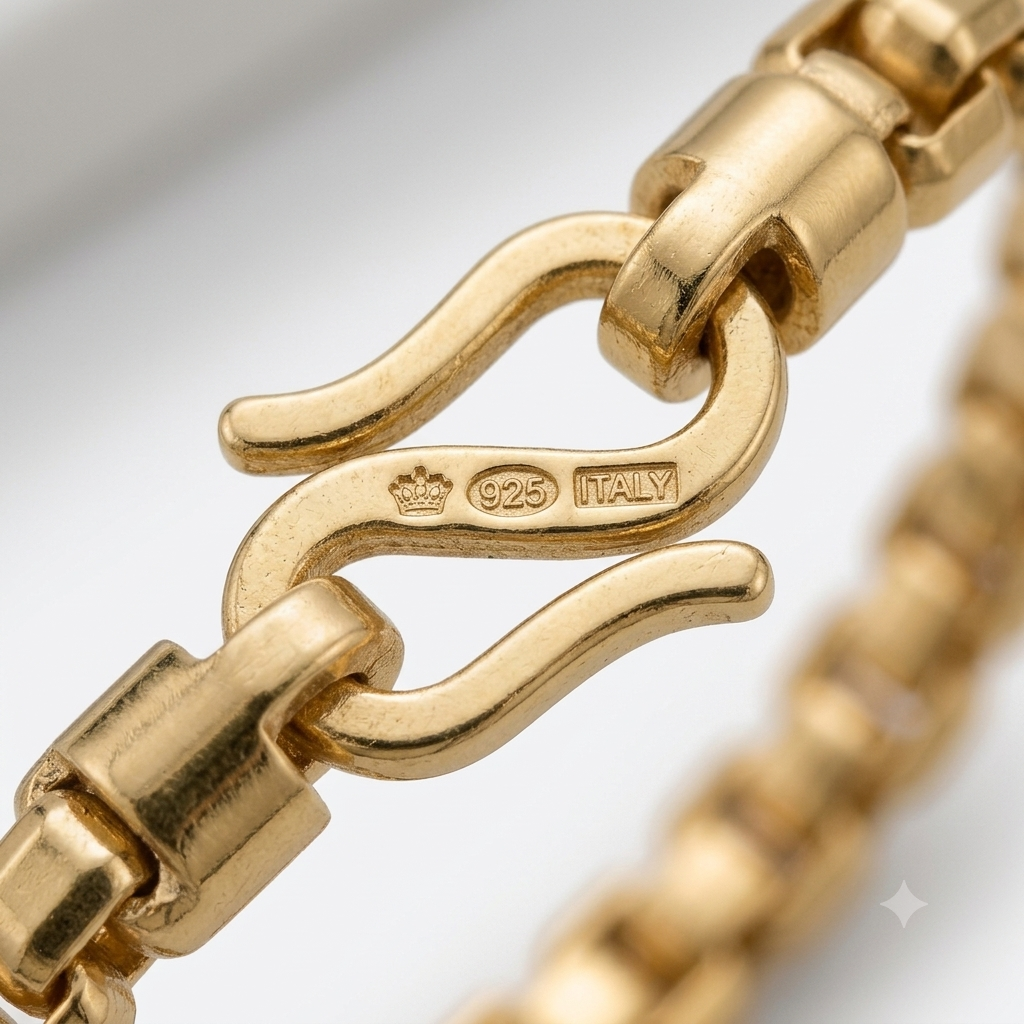 3MM 925 Silver box Vience  Bracelet for Men