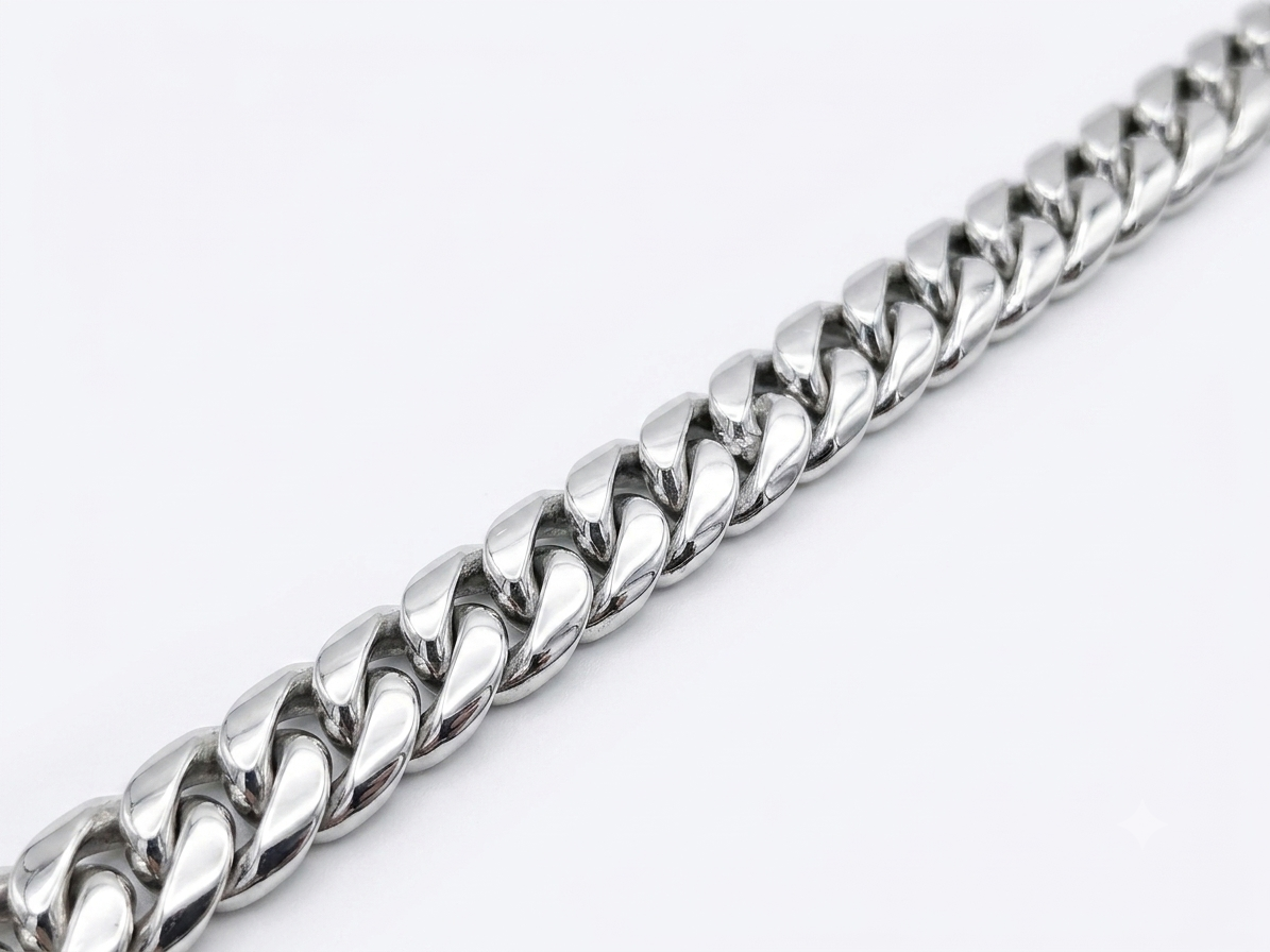 925 - 10MM Curb Cuban Link Bracelet for Men
